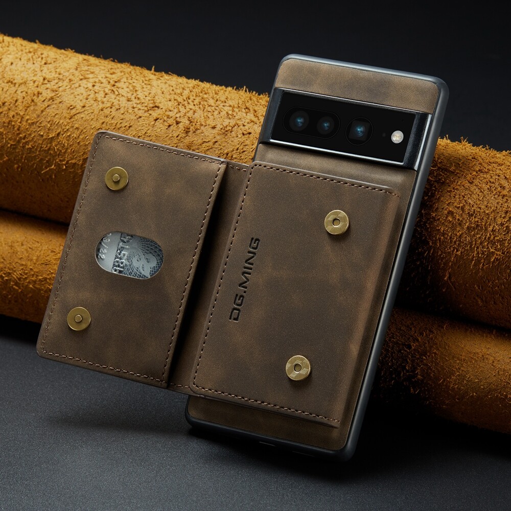 Nancencen Hülle Für Google Pixel 8 Pro - PU Leder Wallet Mit 3 Kartenfächern, Bunte Blätter Design