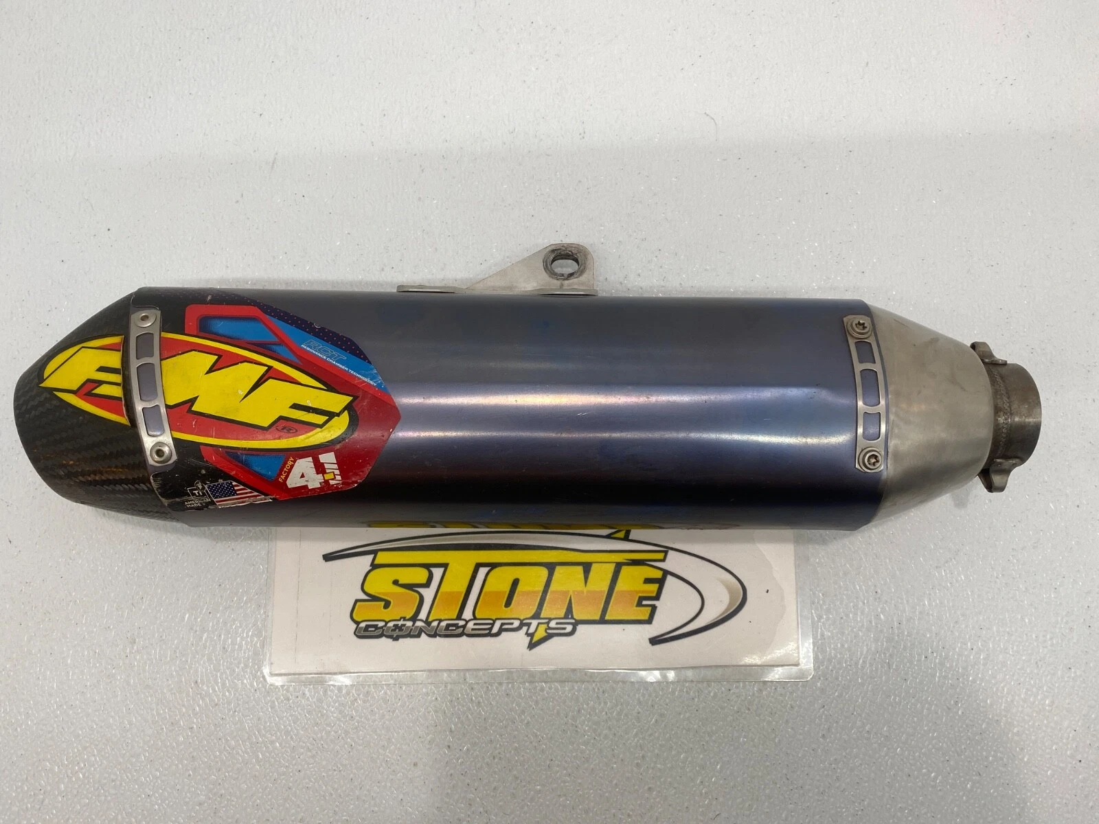 FMF Factory 4.1 RCT Titanium Exhaust Muffler Yamaha YFZ450R