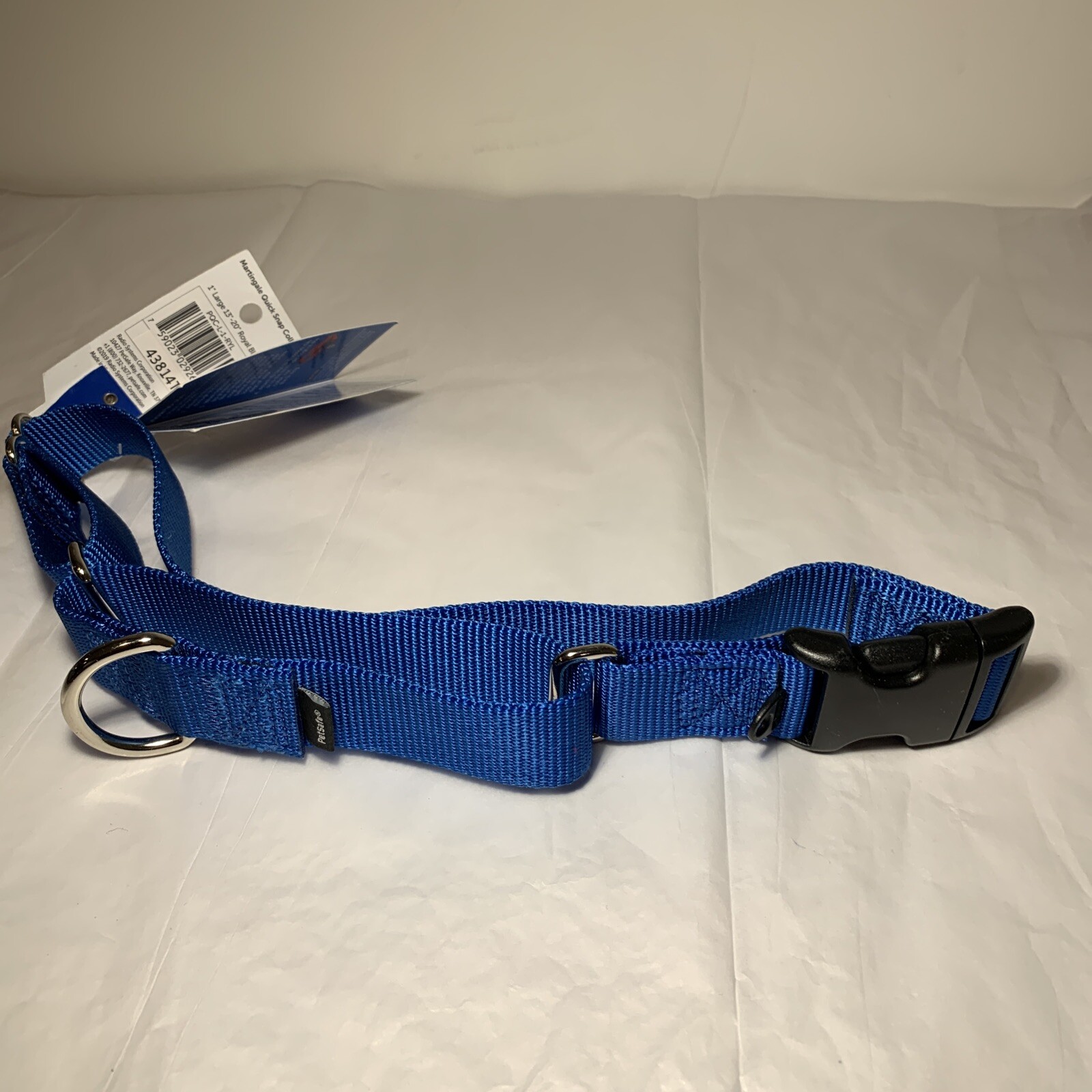 PetSafe Martingale Collar Quick Snap Buckle Blue Large Pet Safety Walk