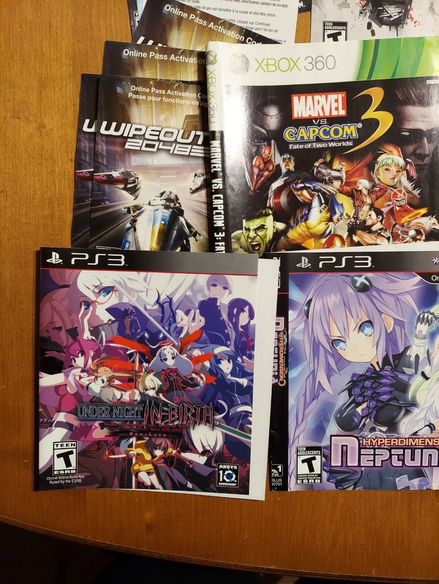 LOT 20+ Nintendo Wii U 3DS Xbox 360 PS3 PSVita Manuals