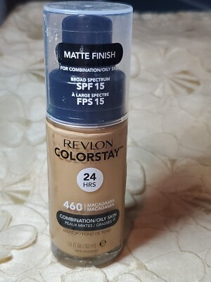 REVLON-COLORSTAY- 24HRS-MATTE FINISH-COMBINATION OIL SKIN-SPF 15-460 MACADAMIA