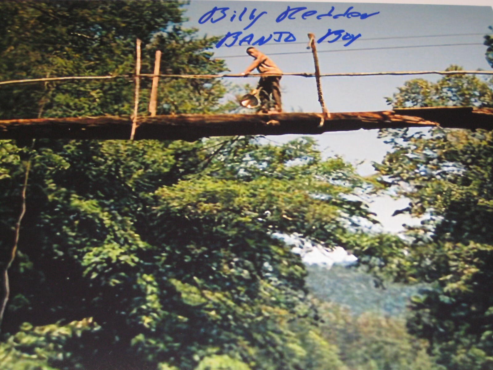 BILLY REDDEN "DELIVERANCE BANJO BOY" AUTOGRAPHED 8X10 PHOTO COA FREE