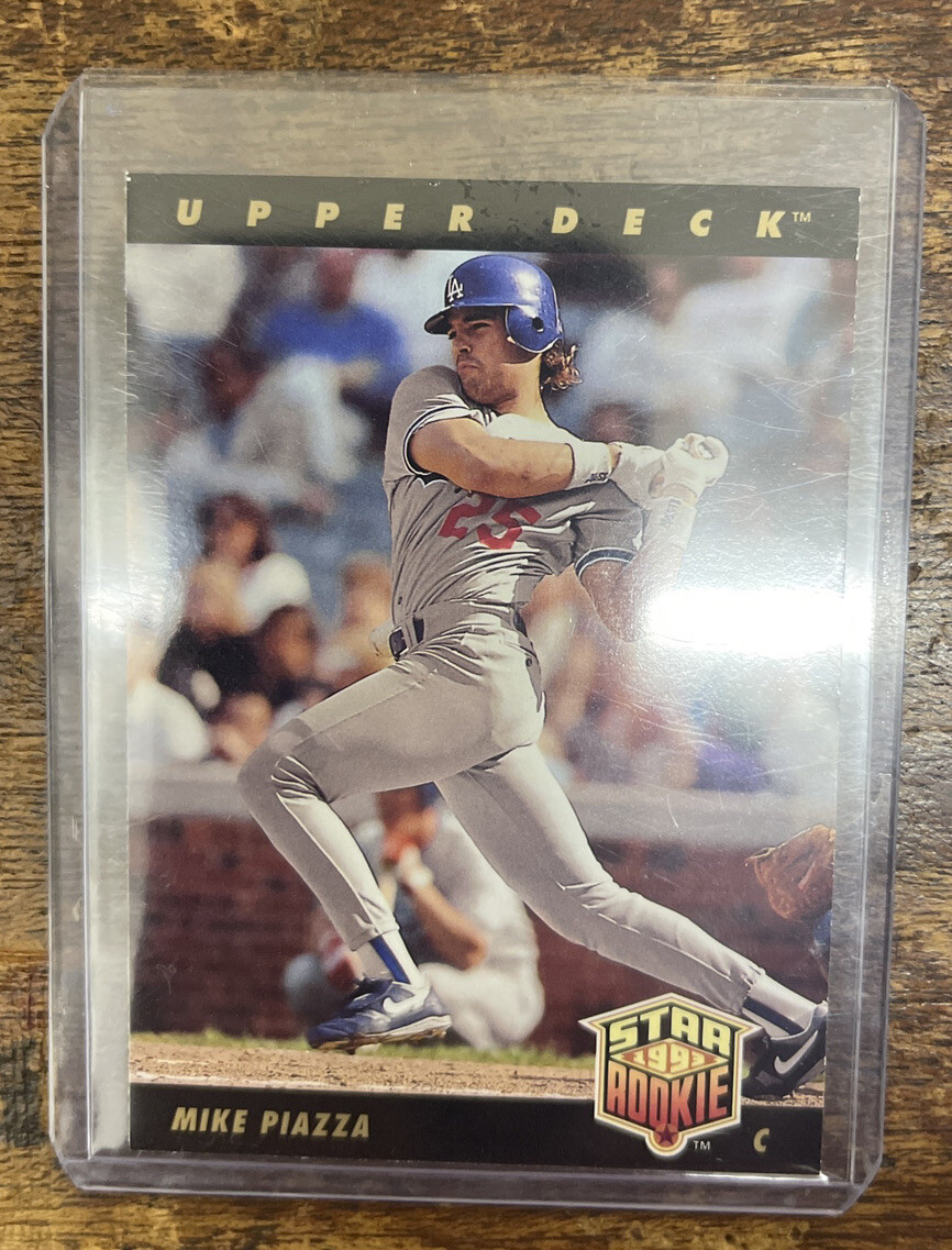 1993 UPPER DECK MIKE PIAZZA STAR ROOKIE CARD #2 LOS ANGELES DODGERS HOF ...