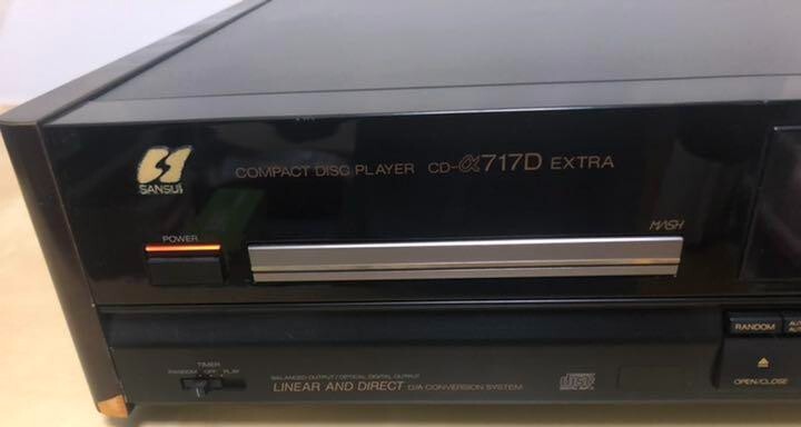 SANSUI 山水 CDプレーヤー CDデッキ CD-α717D extra（Yahoo