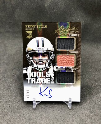 2013 Absolute Kenny Stills RPA /10  TOOLS OF THE TRADE  GOLD SSP Rookie Card #18