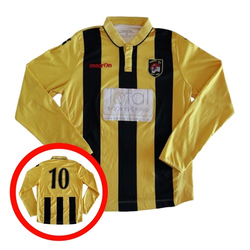 TIGERS JFC 2015 Macron Home Football Shirt S Long Sleeve Soccer Jersey England - Picture 1 of 13