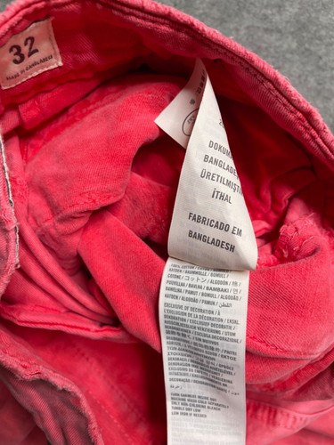 Abercrombie Fitch Shorts Mens Peach Chino Shorts Size 32 - Picture 6 of 12