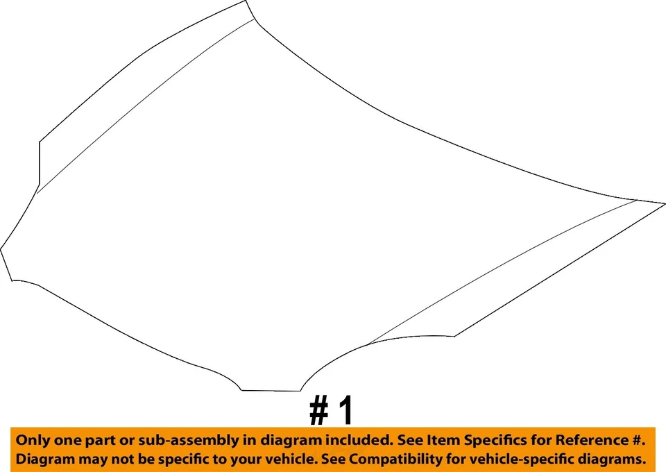 Used Hood fits: 2008 Mitsubishi Eclipse Grade B - Imagem 4 de 4