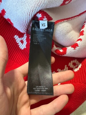BALENCIAGA カシミアロゴセーター 2021SS XSサイズ BALENCIAGA カシミアロゴセーター 2021SS XSサイズ 中古・古着通販