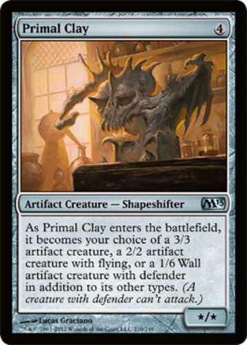 MTG-4x-Near Mint, English-Primal Clay-Magic 2013 - Picture 1 of 1