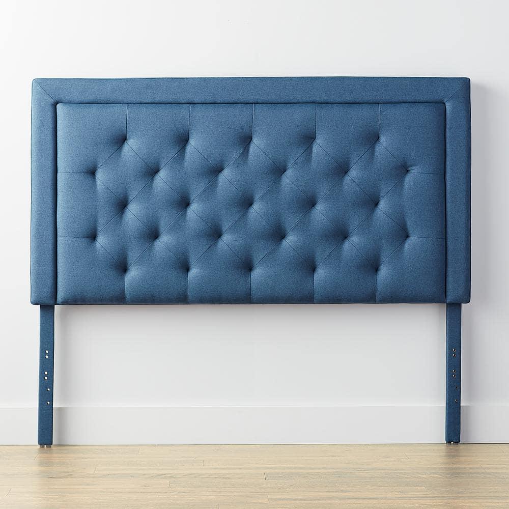Brookside Headboard Polyester Upholstered with Diamond Tufting Queen in Navy-image