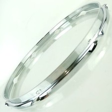 Ludwig 15"8Lug 1.6mm Snare Tom Drum Batter Rim/Hoop Triple Flange Vintage 60-70s