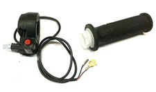 BLACK THROTTLE GRIP W/ KILLSWITCH WIRES 47CC 49CC 50CC POCKET BIKE MTA1 MTA2