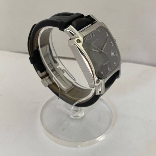 Hamilton Frank Lloyd 000221 Date Black Dial AT Mens Watch From JAPAN - Picture 3 of 12