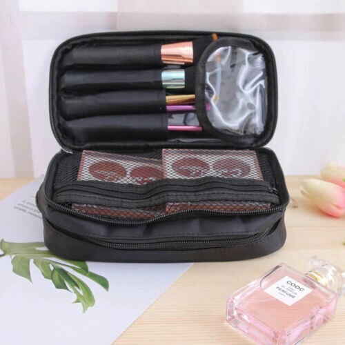 Kosmetiktasche Schminktasche kleine Organizer Aufbewahrungstasche Reise Schönheit Toilettenartikel - Bild 3 von 6