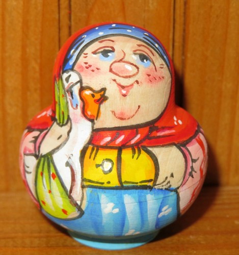 Matryoshka Russian Nesting Dolls MINIATURE Tiny Family 10 Goose LATISHEVA signed - Picture 10 of 12
