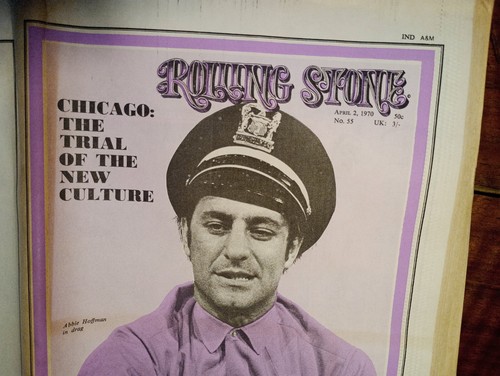 Rolling Stone Magazine No 55, April 2 1970 Abbie Hoffman Iggy Lennon - Picture 2 of 3
