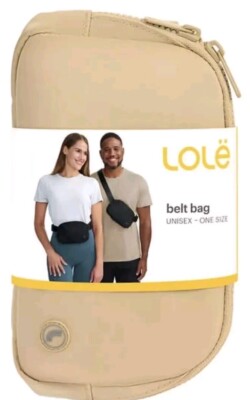 🎒 Lole Belt Bag - Unisex - ONE SIZE Available Colors: Black