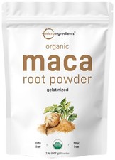 Organic Maca Root Powder 2 Pound Gelatinized for Better Absorption