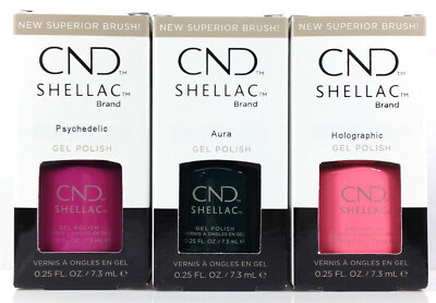 Cnd Shellac Gel Polish - NEON Summer 2019 Collection .25oz/7.3ml Pick Any