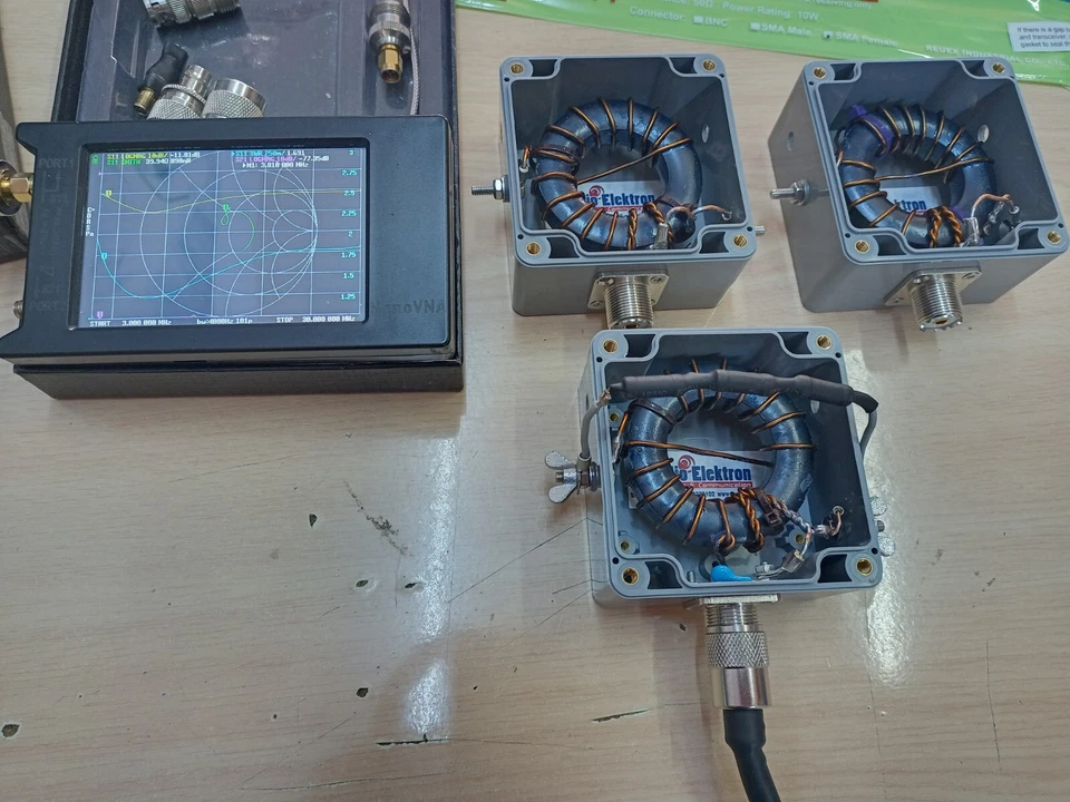 Antena HF Alimentación Final Media Onda 100W SSB/50W AM/FM- 7,14,21,28 kHz *¡CABLE INCLUIDO! Foto 3 de 4