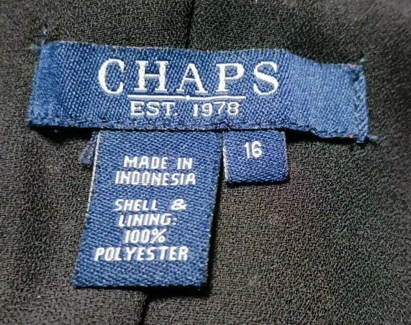 Falda Chaps Mujer 16 Forrada Lunares Negra Modesta Comodidad Todos los Días Foto 4 de 4