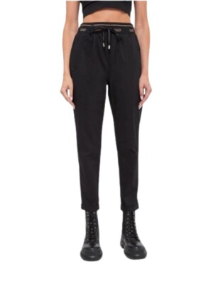 Hose Liu Jo Damen, aus Baumwolle, Schwarz Farbe, Code TF4255 T2603
