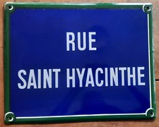 Ancienne grande plaque