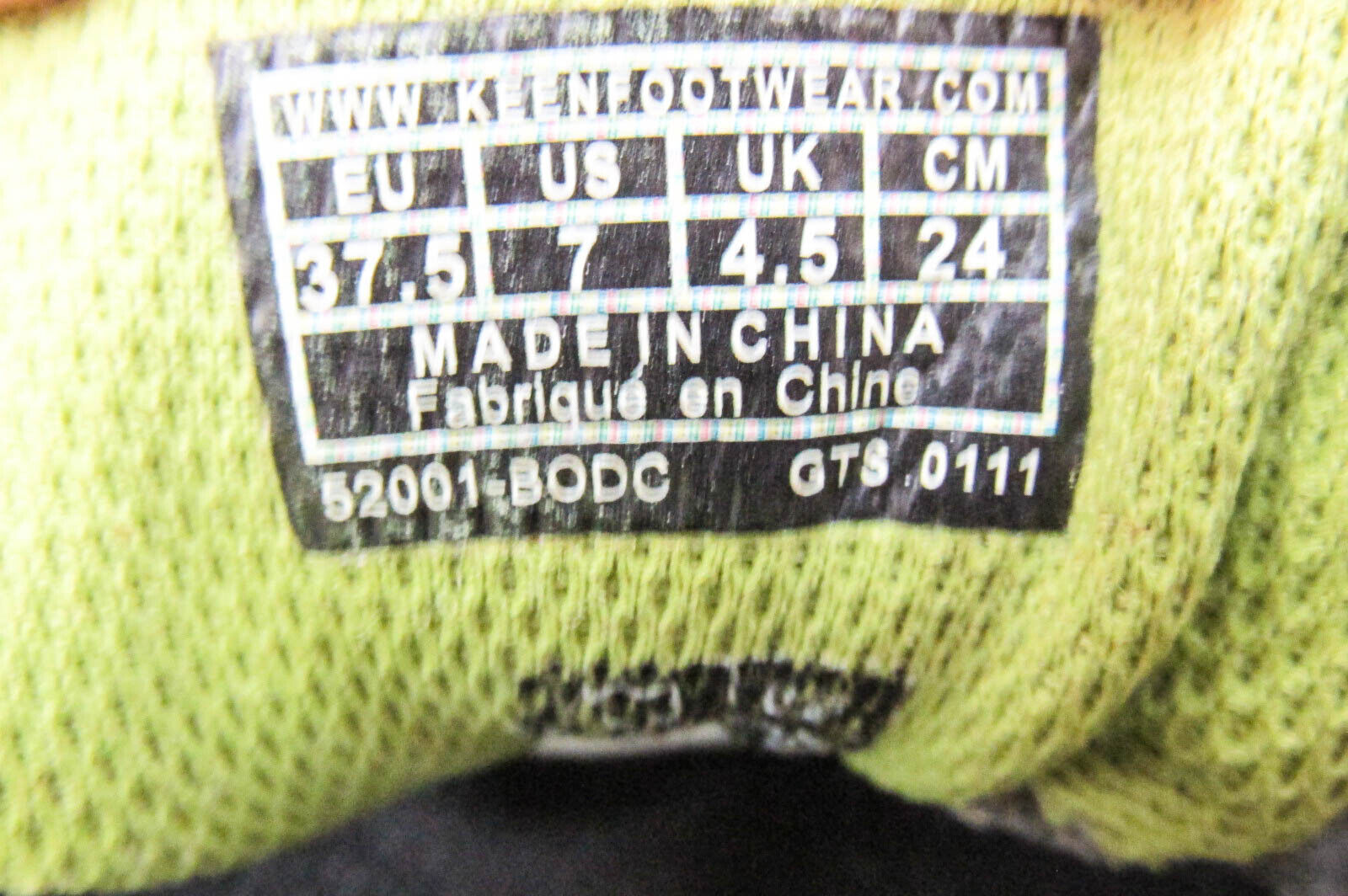 Scarpa donna Keen Shasta taglia 7M impermeabile stringata atletica escursionismo usata xq