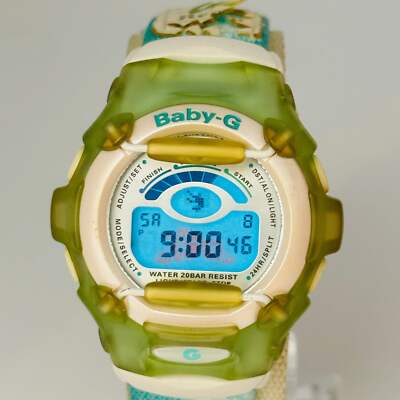CASIO Baby-G BGR-221 Reef Quartz Military Band Backlight Shock