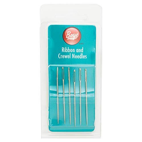 Ribbon and Crewel Needle Set, 6pc, 6 Piece