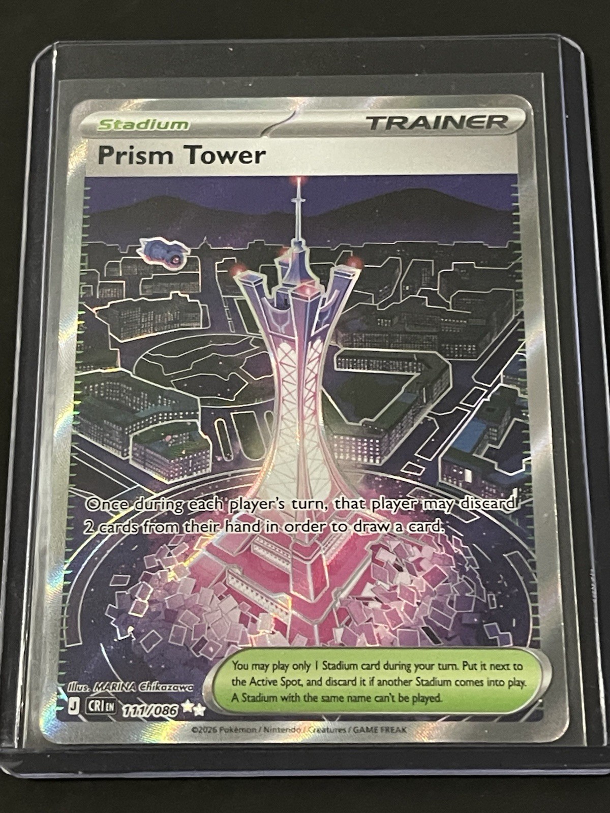 Prism Tower 111/086 Me04: Chaos Rising Holo