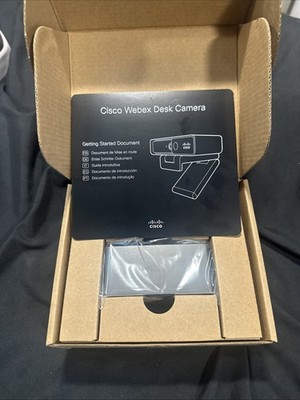 【未開封】Cisco Desk Camera 4K CD-DSKCAM Cisco Webex Desk 4K Desk Camera - Black (CD-DSKCAM-C-US) Open Box