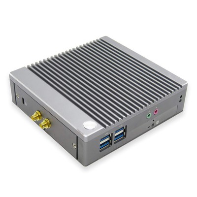 Skynew Fanless Mini PC Almost Silent Power Saving Celeron N2840 / 4GB DDR3L / 12