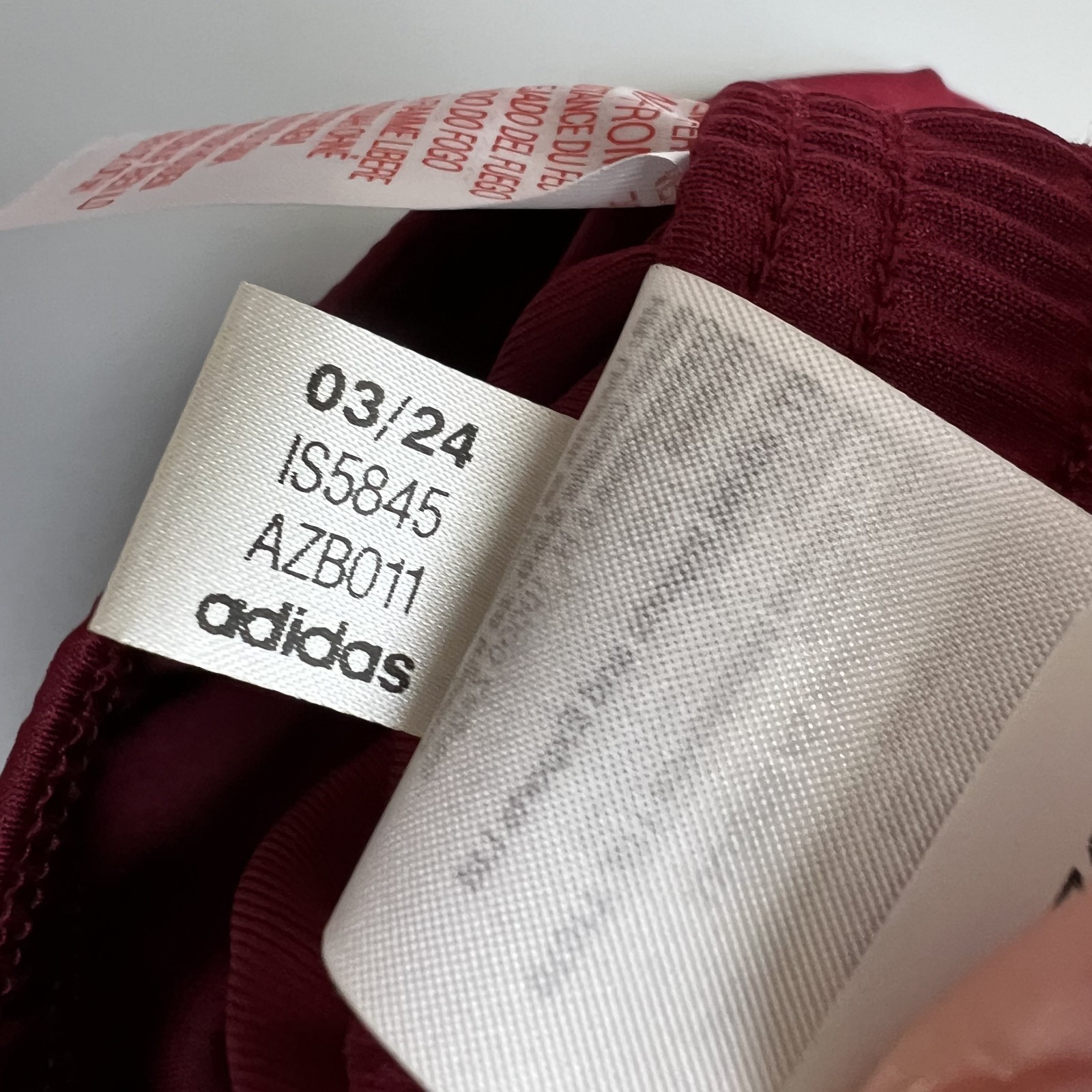 As Roma 2024-25 Home Soccer Shorts Adidas Baby Size 3-4 Years thumbnail 7