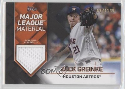 2022 Topps Series 1 Major League Material Black 27/199 Zack Greinke #MLM-ZG 0hx5