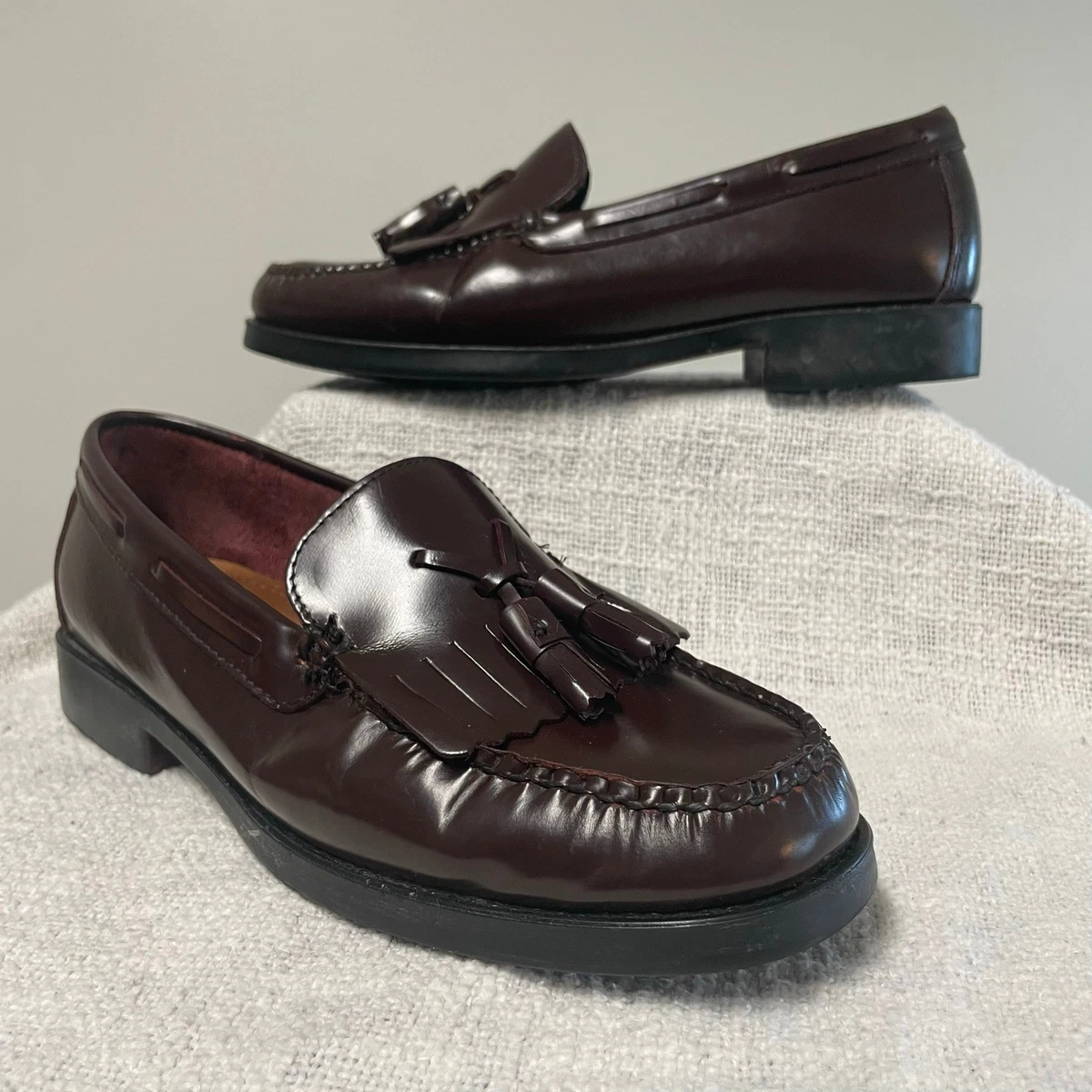 GH Bass Estelle Leather Burgundy Marietta II Tassle Weejun Loafer 11 Allow us to reintroduce ourselves. Say hello to the Estelle  main image 2