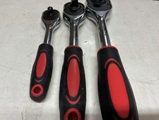 3pc HD Ratchet Set 1/2" 3/8" 1/4" Drive