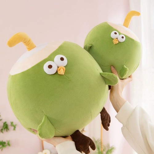 Fluffy Coconut Chicken Plush Toy Chicken Stuffed Doll Birthday Parties - Picture 9 of 11
