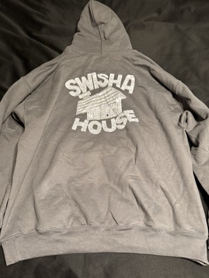 Swisha House Hoodie XL Gray Gildan DryBlend Rap Hip Hop Screw Up Click Back Hit