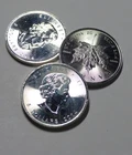 3-Canadian 1 OZ SILVER Dollars QUEEN ELIZABETH II 5 DOL Maple Leaf