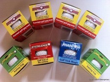  Set of 8 Trick Prank Golf Balls  4 Exploding, 2 Wobble, 1 Mist, 1 Streamer