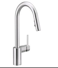 MOEN 7565 Align Chrome Single-Handle Faucet, Single Mount, Kitchen Power Clean