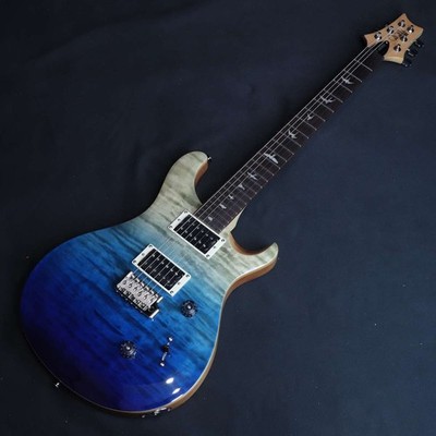 Blue QUILT 24 CUSTOM SE PRS ギター Fade Burst Blue Faded - Guitar Electric Top Quilt 24-08 Custom SE PRS ギター