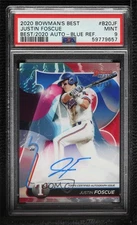 2020 Bowman's Best of Blue Refractor /150 Justin Foscue #B20-JF PSA 9 MINT Auto