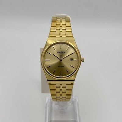 Casio MTP-B145G-9AVEF Herren 35mm Gold Quarz Uhr Champagne Sunburst 50m WR