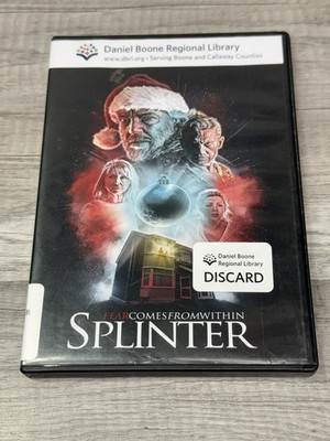 Splinter (DVD) Bill Fellows Michael McKell Jane Asher Ex Libre Good Condition