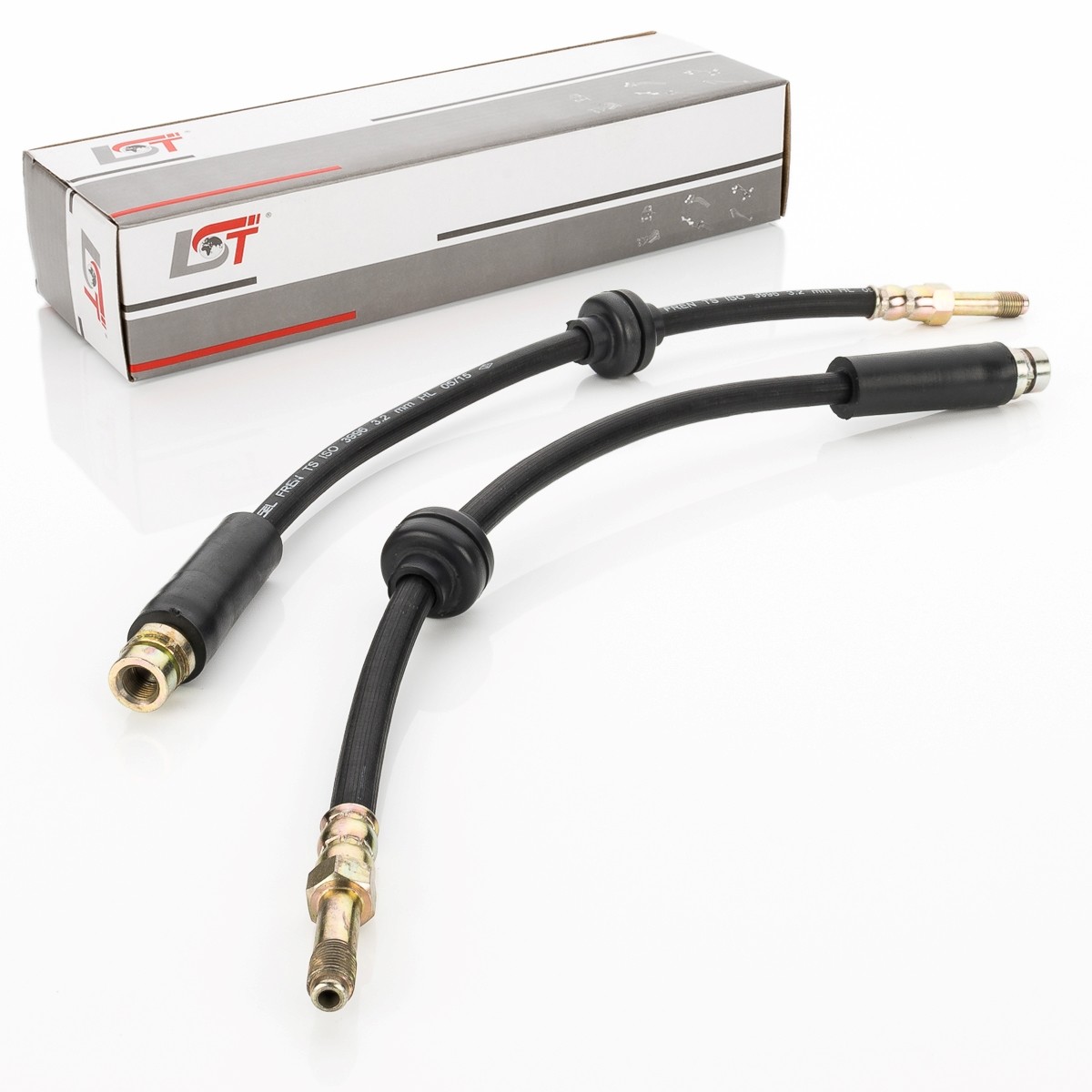 2x Brake Hose Brake Line for Ford Focus II DA Models Rear Axle - 445 mm