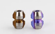 Titanium Alloy Parachute Cord Pendant Lanyard Bead Keychain DIY Zipper Head EDC