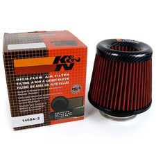 76mm 3" Universal High Flow Performance Mesh Cone Air Filter Red Fits for K&N